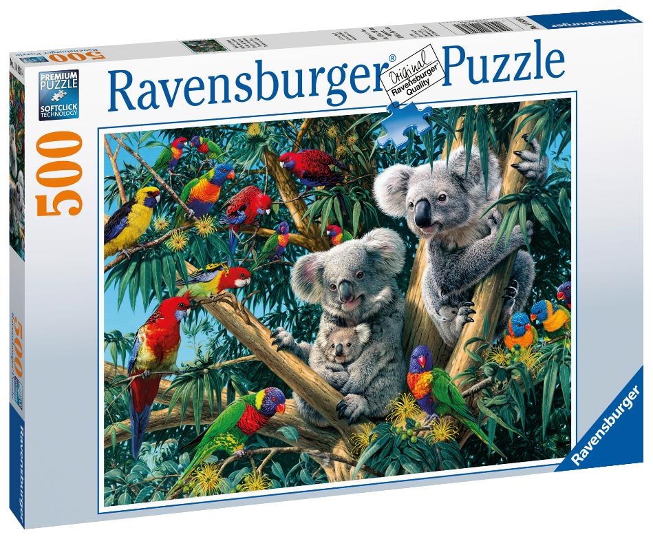 

Коалы на дереве пазл 500 элементов Ravensburger