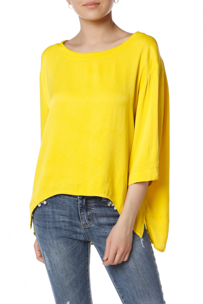 

Блуза женская LE STREGHE M523641 желтая one size, M523641