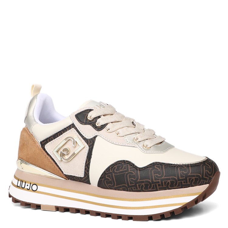 

Кроссовки женские Liu Jo BA4147 бежевые 37 EU, Бежевый, BA4147