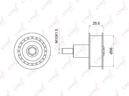 

Ролик автомобильный LYNXAUTO pb3029