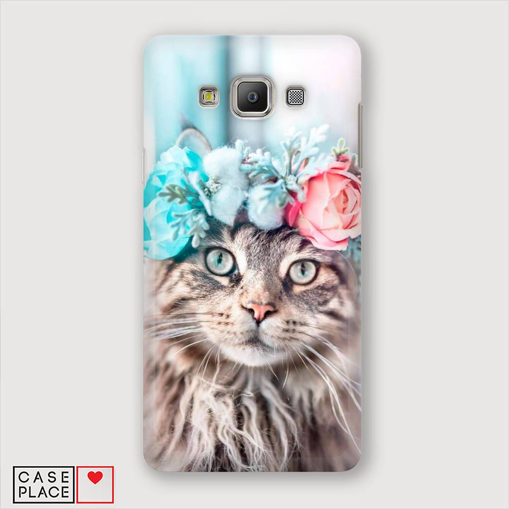 

Чехол Awog "Кот в венке" для Samsung Galaxy A5, 20420-1