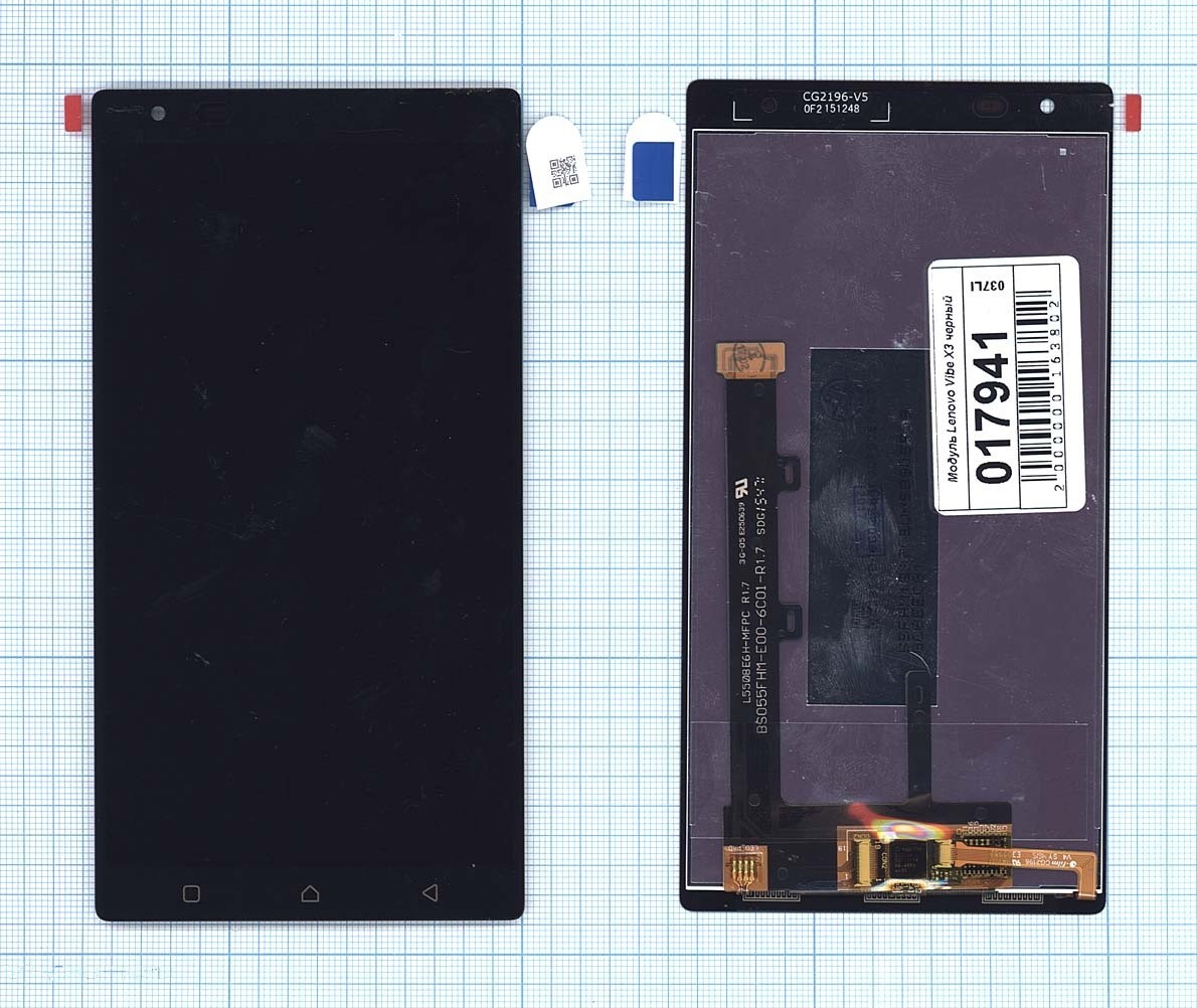 

Дисплей с тачскрином для Lenovo Vibe X3 черный, для Lenovo Vibe X3