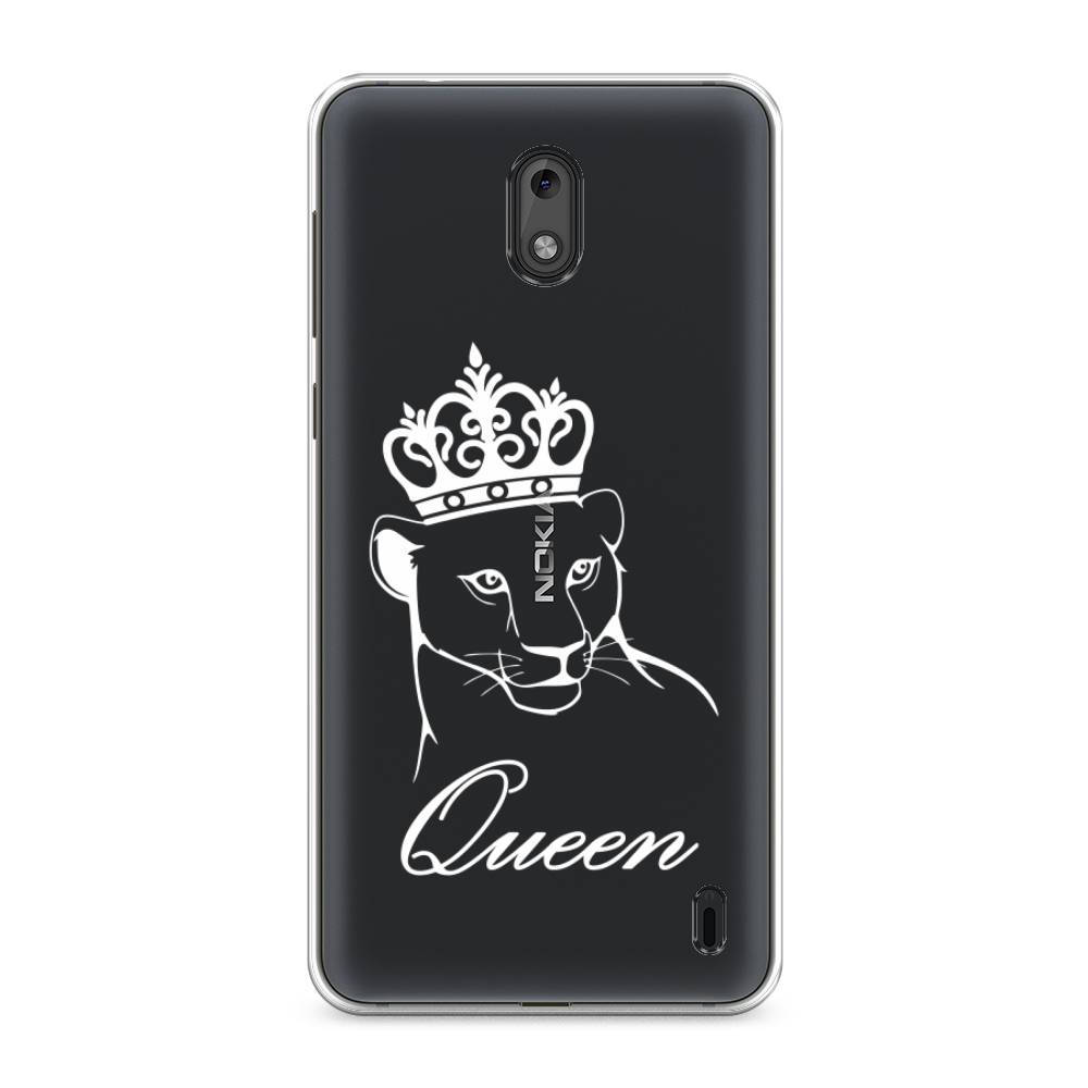 

Чехол Awog на Nokia 2 / Нокиа 2 "Львица королева", Бежевый;прозрачный, 120850-7