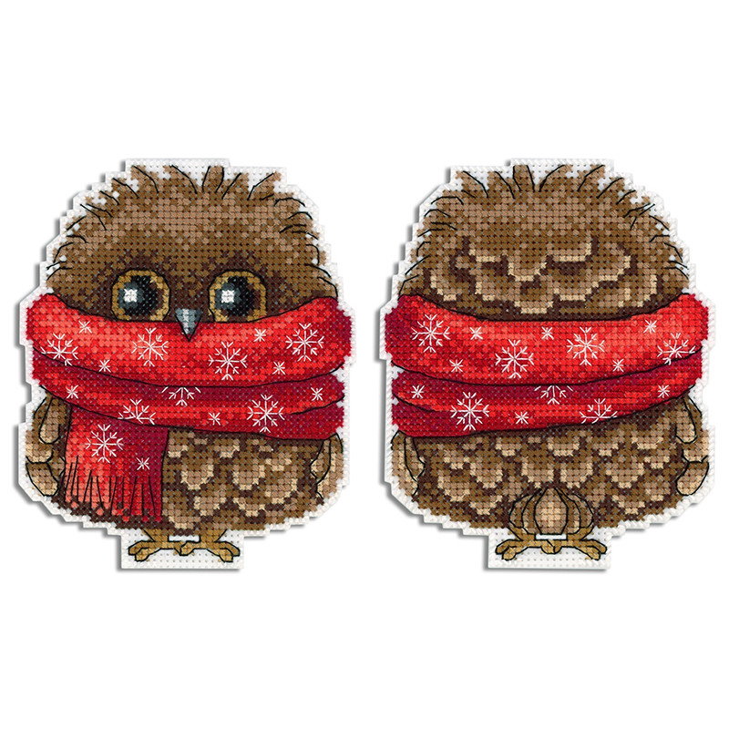 

Набор для вышивания МП-студия Зимний совёнок