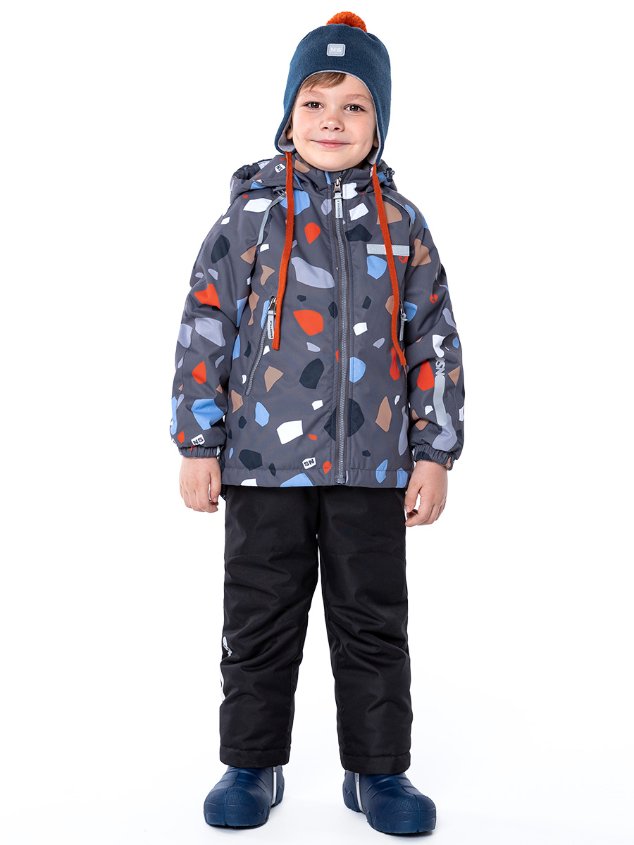 

Комплект верхней одежды детский NIKASTYLE 7м0324, черный, 122, 7м0324