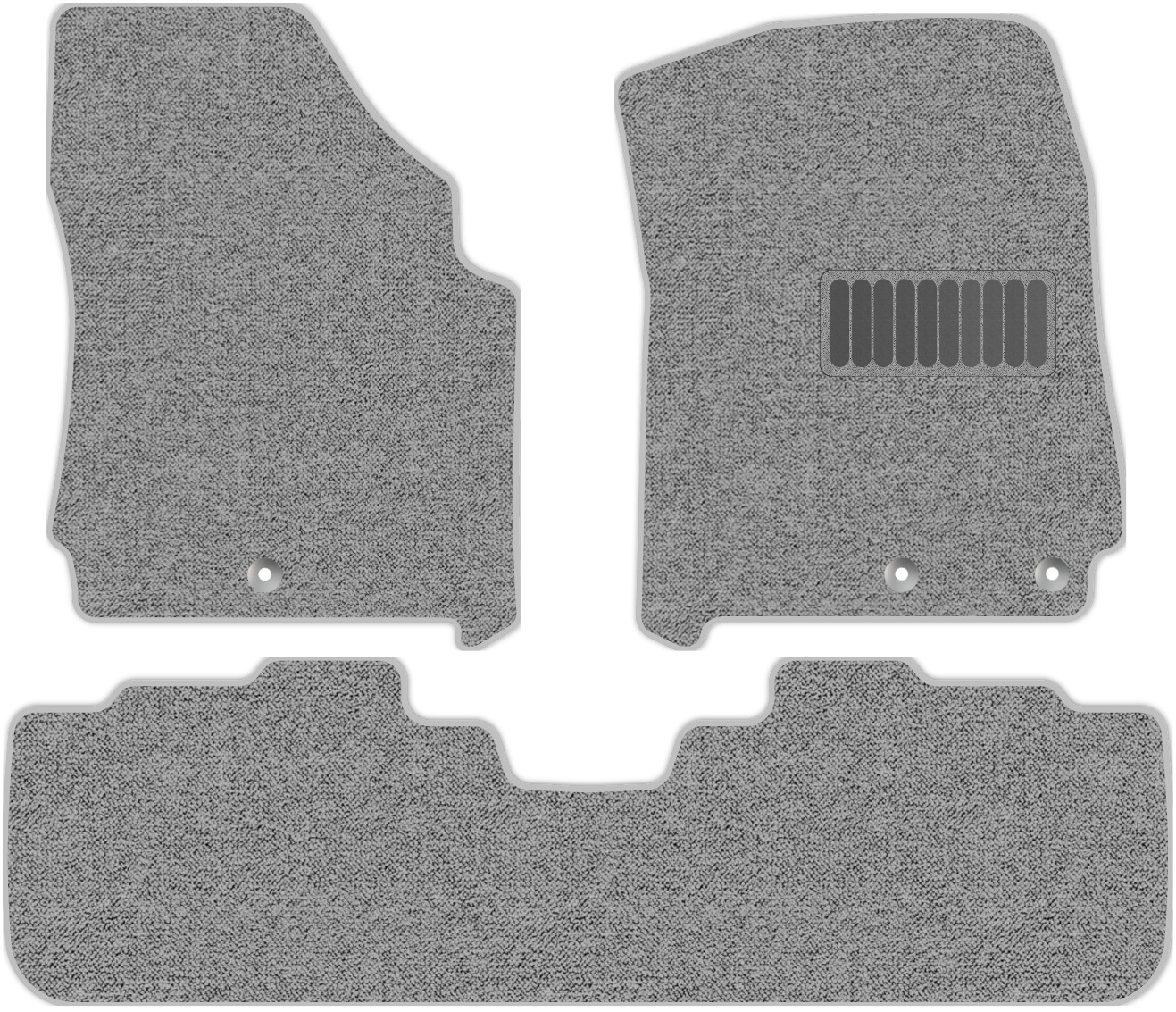 

Коврики в салон Комфорт для Cadillac SRX 2009 - 2012, 3 шт. серый, текстиль, 1511-W3YL-D