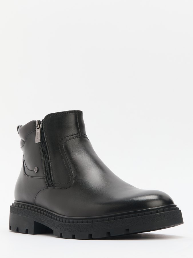 

Полусапоги мужские Tendance AL4F68-1 черные 45 EU, Черный, AL4F68-1
