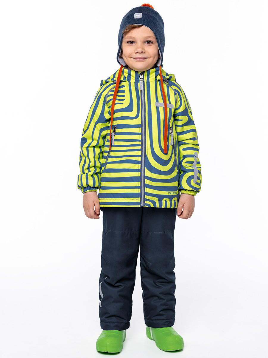 

Комплект верхней одежды детский NIKASTYLE 7м1124, желтый, 116, 7м1124