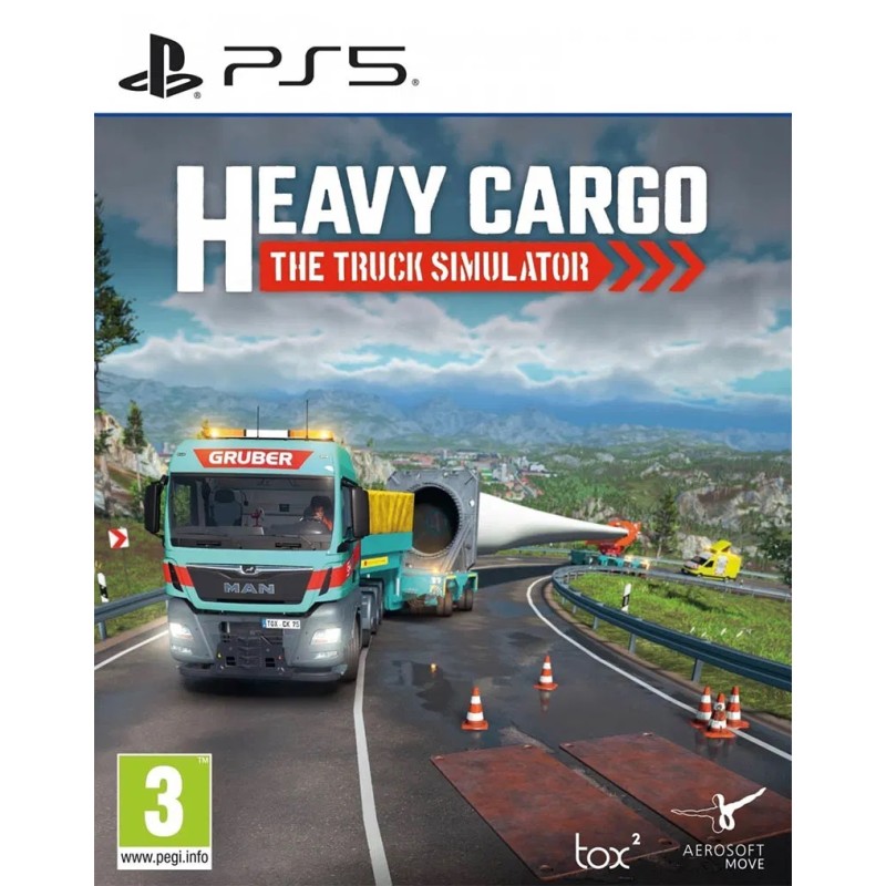 

Игра Heavy Cargo The Truck Simulator (PlayStation 5, полностью на иностранном языке), Heavy Cargo The Truck Simulator