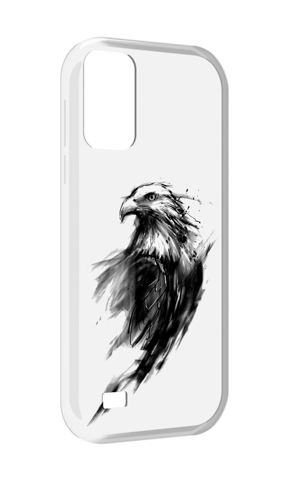 

Чехол MyPads чб птица для Oukitel C31, Прозрачный, Tocco