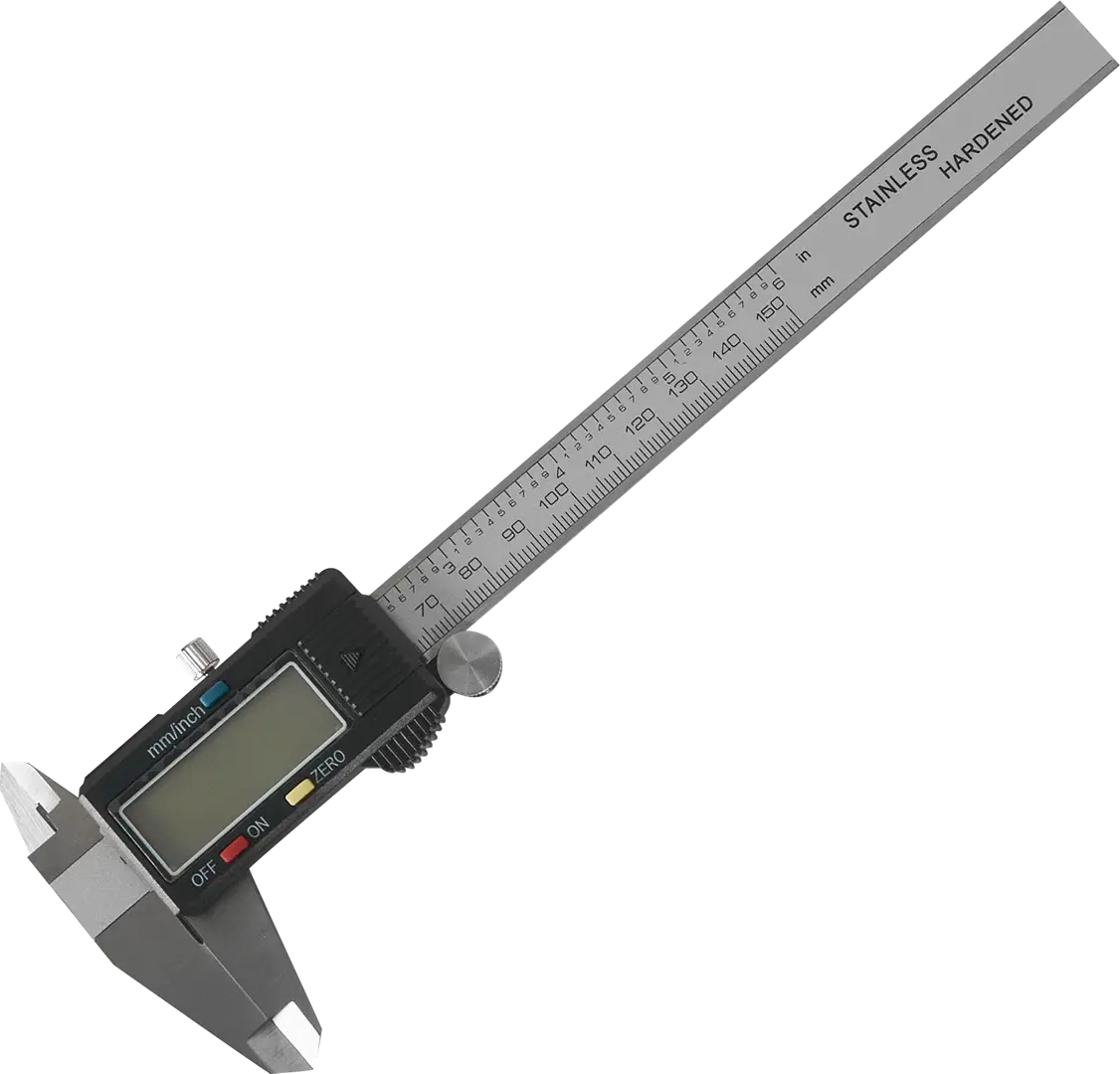 Штангенциркуль цифровой 150 мм, точность до 0,02 мм