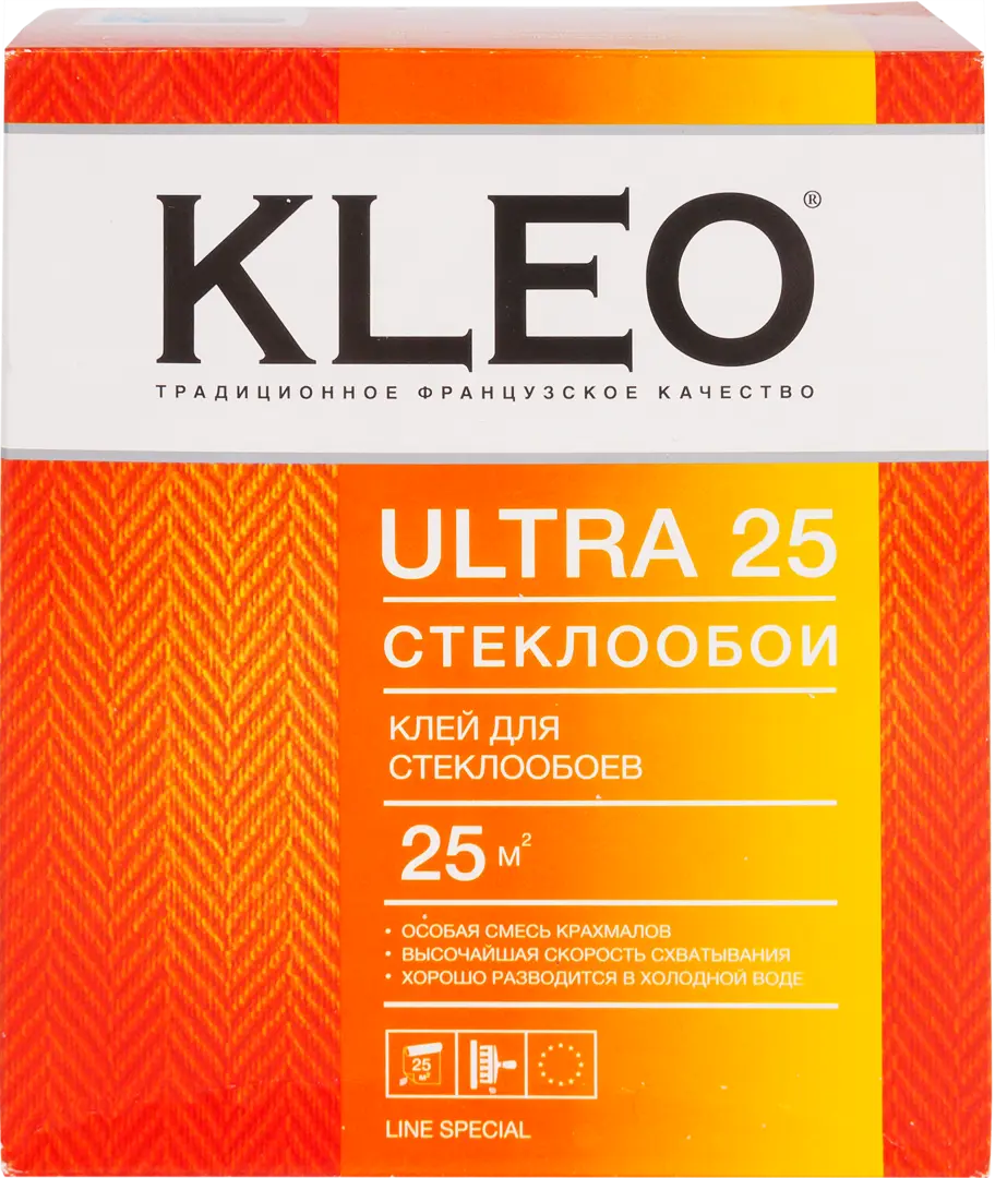Клей для стеклообоев Kleo Ultra 25 м? клей для стеклообоев kleo ultra 25 м²