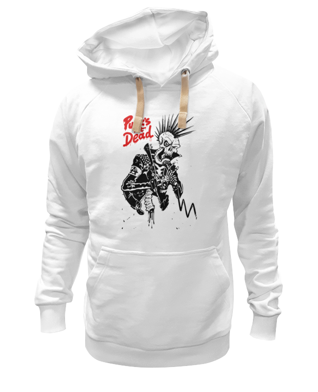 

Толстовка унисекс Printio Панки живы (punks not dead) белая XS, Белый, Панки живы (punks not dead)