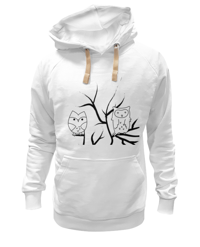 

Худи унисекс Printio Owl's party белое M, Белый, Owl's party