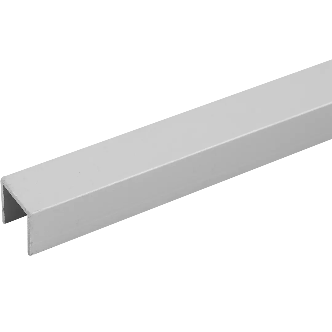 

Планка для стеновой панели П-образная 60x1x0.6 см алюминий, Серебристый