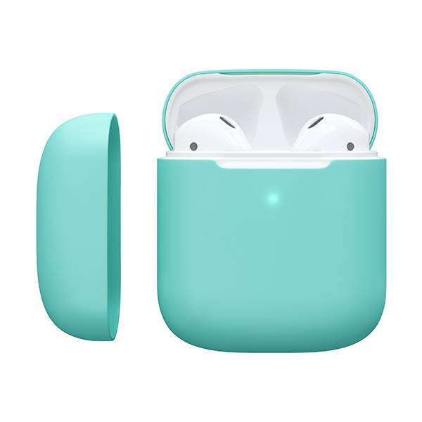 

Силиконовый чехол для Apple AirPods 1/AirPods 2, тиффани, Голубой
