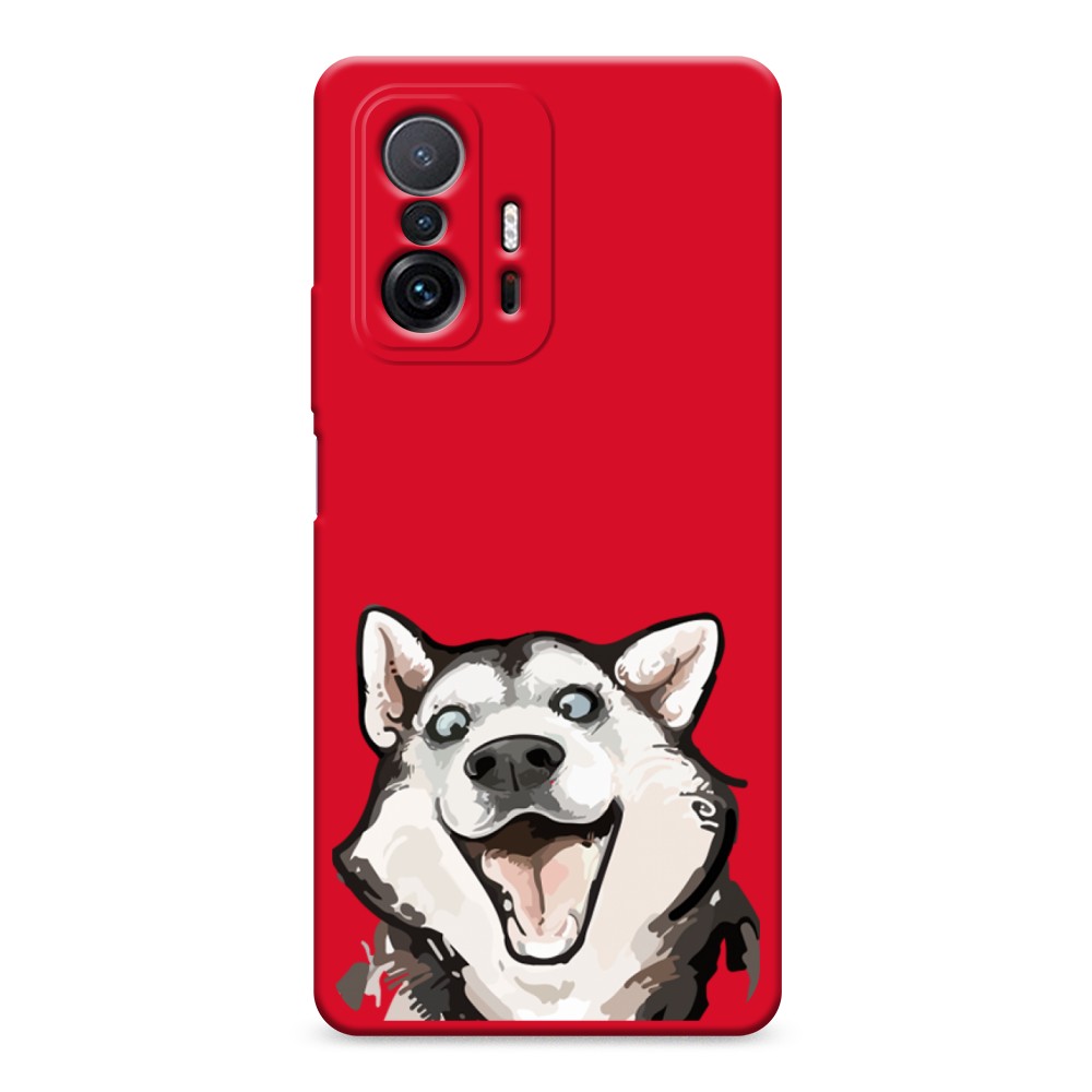 

Чехол Awog на Xiaomi Mi 11T/11T Pro "Радостный хаски", Разноцветный, 313753-1