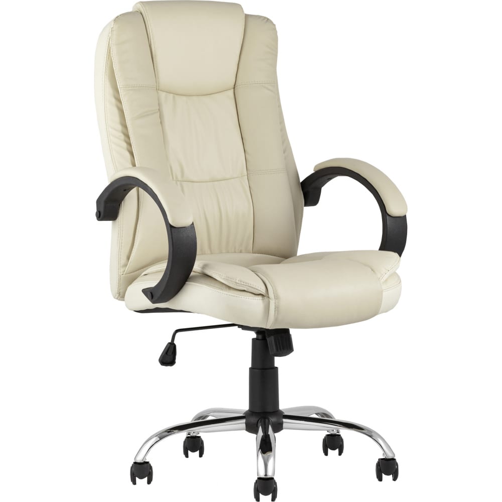 Кресло руководителя Стул Груп TopChairs Atlant бежевое D-430 beige