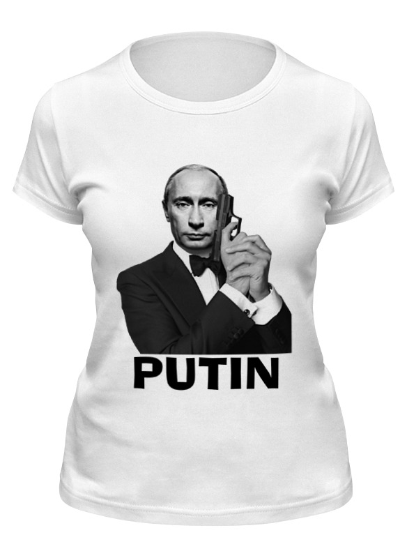 

Футболка женская Printio Путин белая 2XL, Белый, Путин