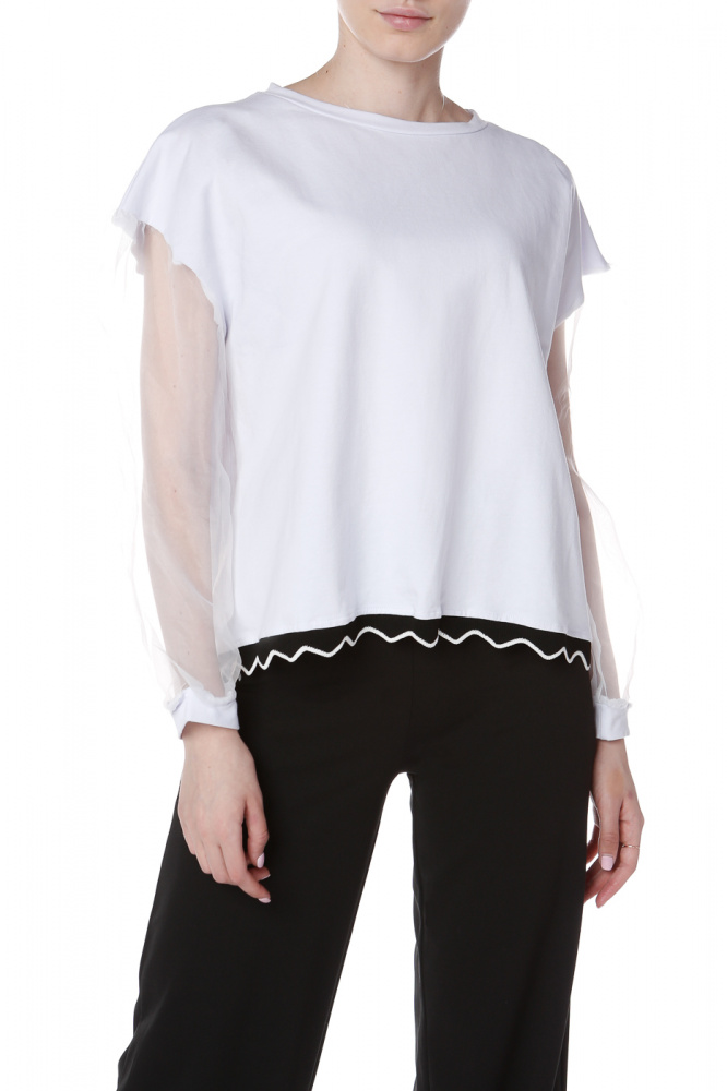 

Блуза женская Mey P1514P белая one size, P1514P