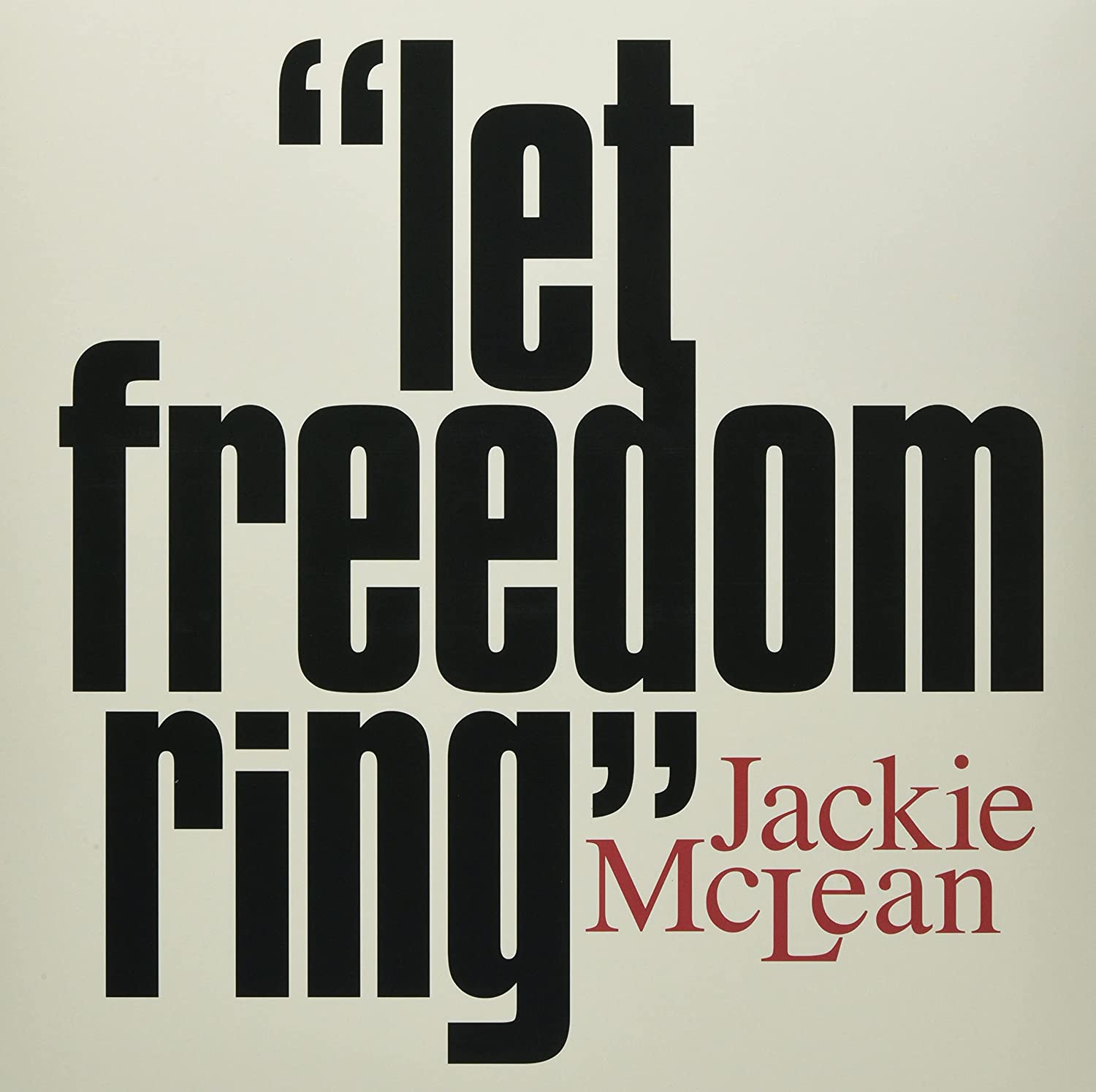 Jackie Mclean Let Freedom Ring (Clear) (LP)
