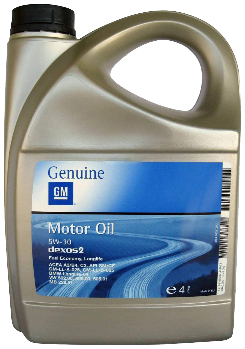 Моторное масло General Motors синтетическое 5W30 4л