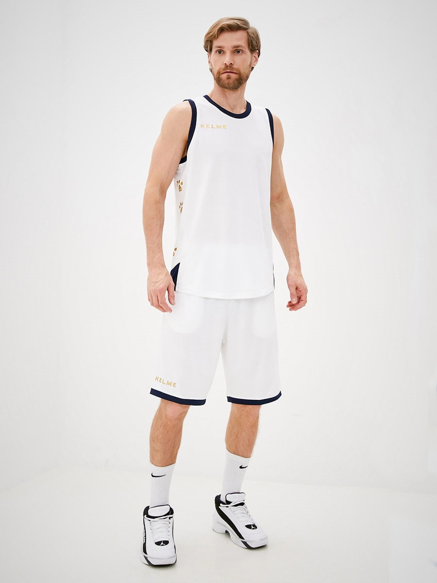 

Баскетбольная форма мужская KELME Basketball uniform (Adults) белая, размер L, Basketball uniform (Adults)