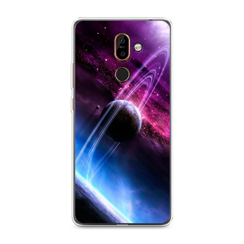 

Чехол Awog на Nokia 7 plus / Нокиа 7 plus "Космос 17", Черный;фиолетовый, 121050-4