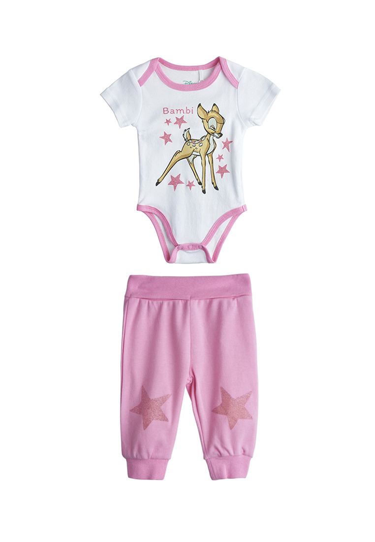 

Комплект одежды для новорожденных Disney SS19DBA400763 белый/розовый р.80, SS19DBA400763