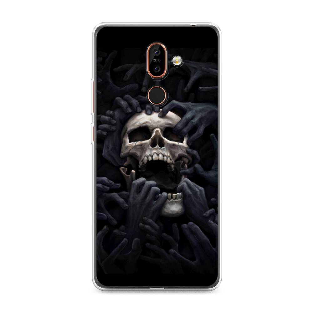 

Чехол Awog на Nokia 7 plus / Нокиа 7 plus "Череп 29", Черный;серый, 121050-9