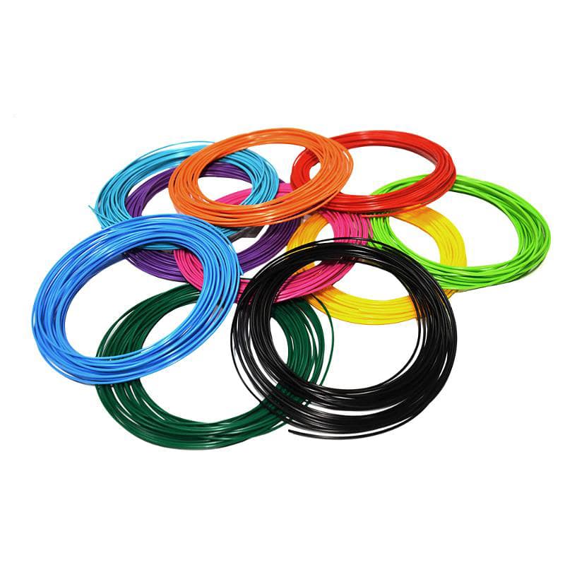 Набор пластика для 3D-ручек PLA разноцветный, 20 цветов по 10 м в интернет-...