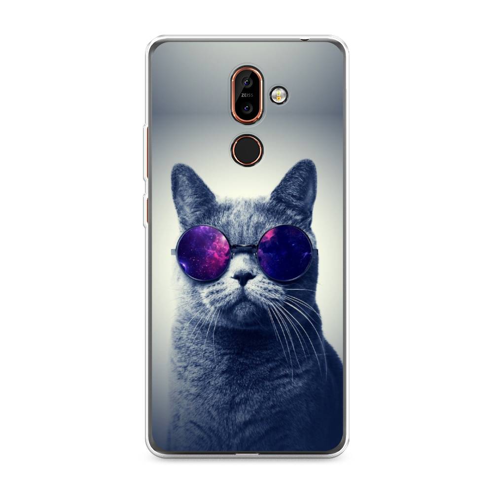 

Чехол Awog на Nokia 7 plus / Нокиа 7 plus "Космический кот", Красный, 121050-1