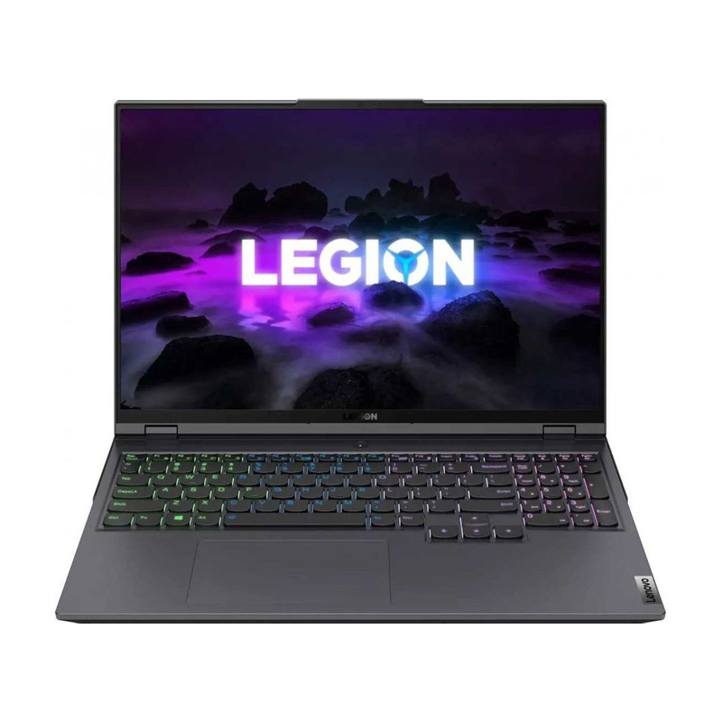 фото Игровой ноутбук legion 5 pro 16ach6 82js001pru grey lenovo