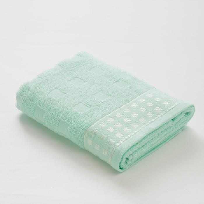 

Полотенце махровое LoveLife Square, 50х90 см, цвет нежная мята, Голубой