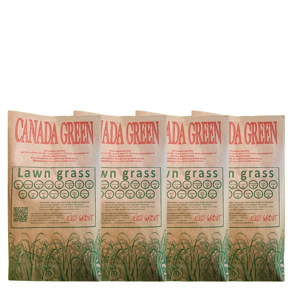 Семена газонной травы быстрый рост 20 кг Канада Грин FAST на 4-4,5 сотки.