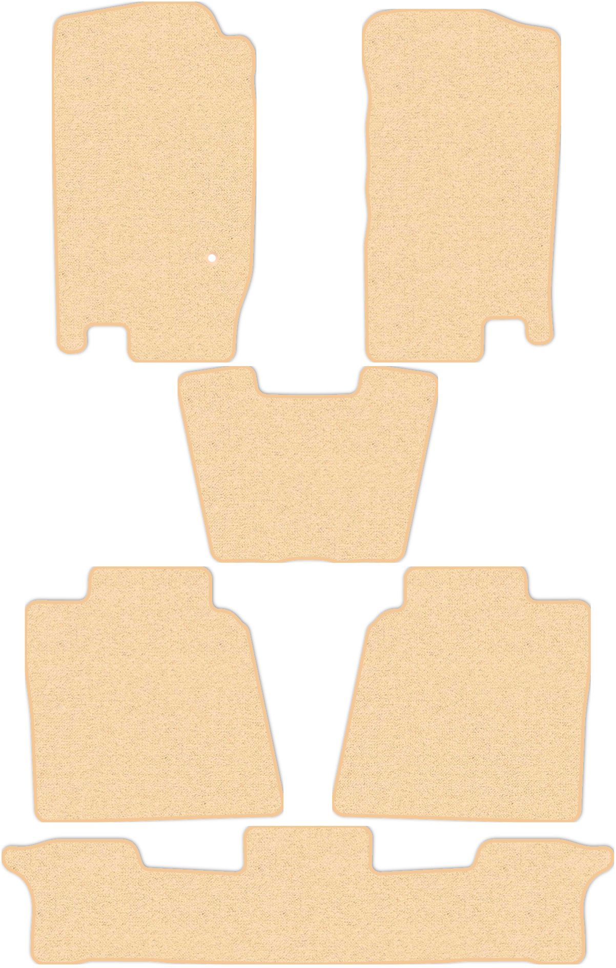 фото Коврики текстильные allmone классик для ford explorer iii u152 2001 - 2005 +3 ряд