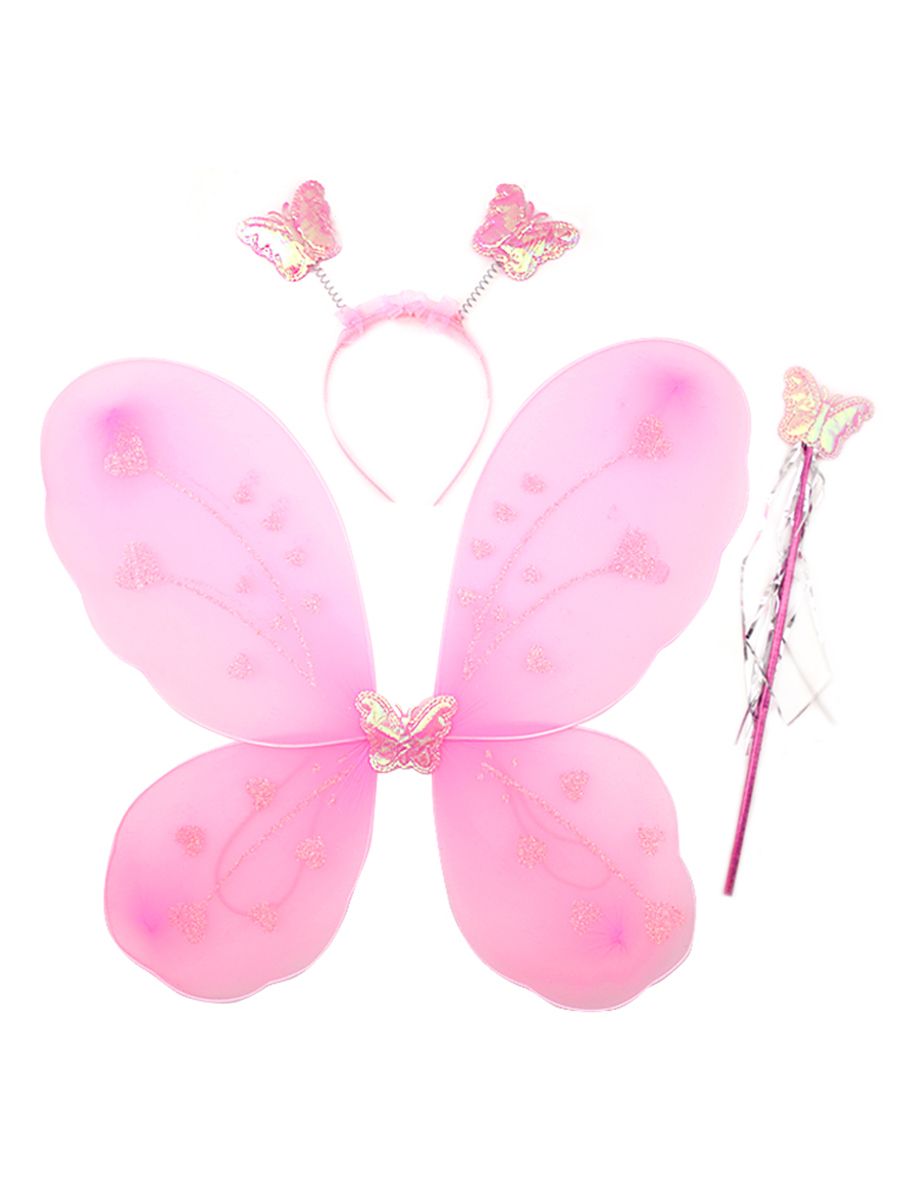 Карнавальный набор Riota Бабочка, ободок, крылья, волшебная палочка