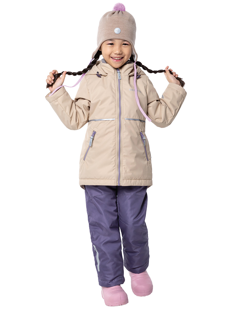 

Комплект верхней одежды детский NIKASTYLE 7м2224, бежевый, 98, 7м2224