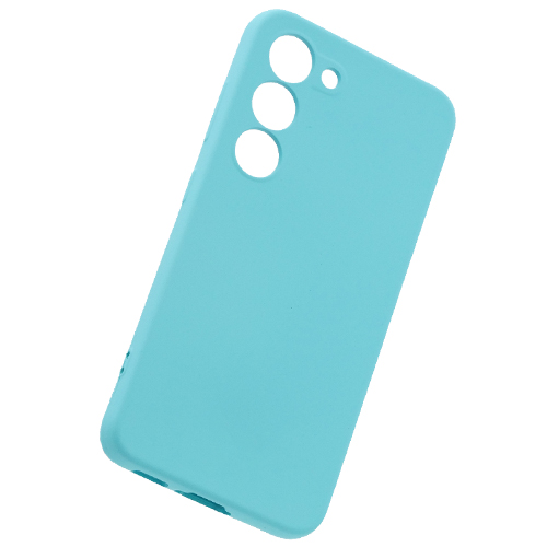 

Накладка Silicone Case для Samsung S23 мятный, Бирюзовый