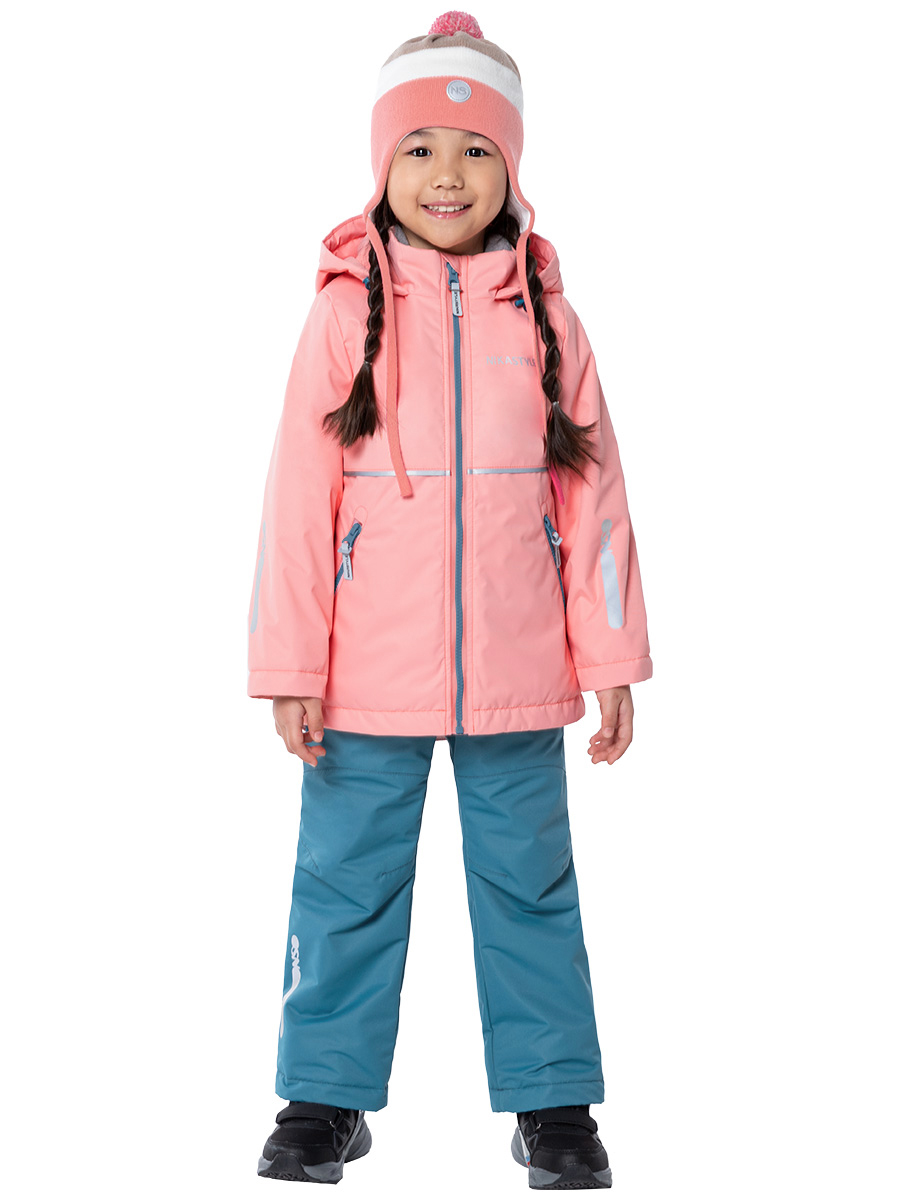 Комплект верхней одежды детский NIKASTYLE 7м2224, розовый, 104