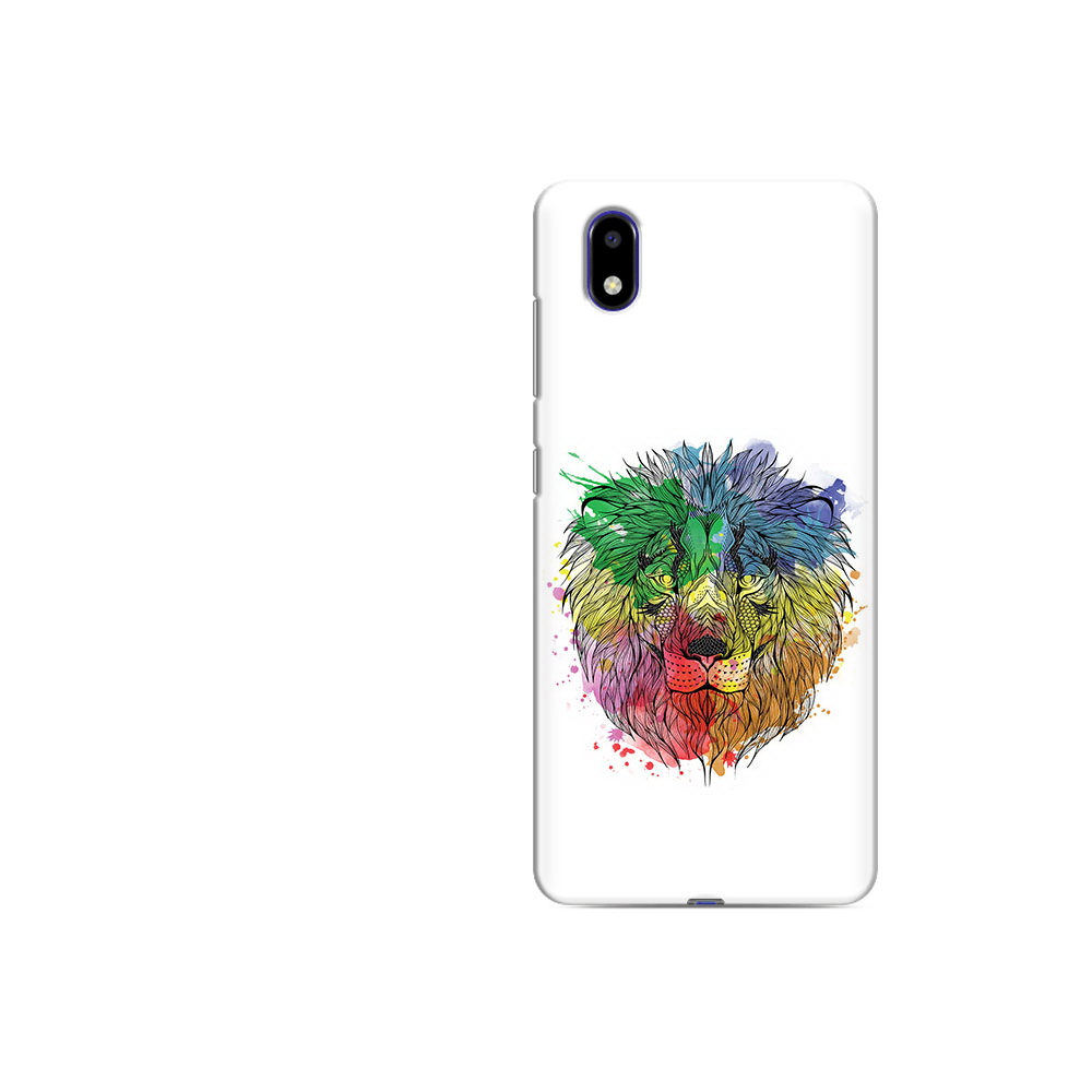 Чехол MyPads Tocco для ZTE Blade A31 Lite разноцветный гордый лев (PT162823.461.573)