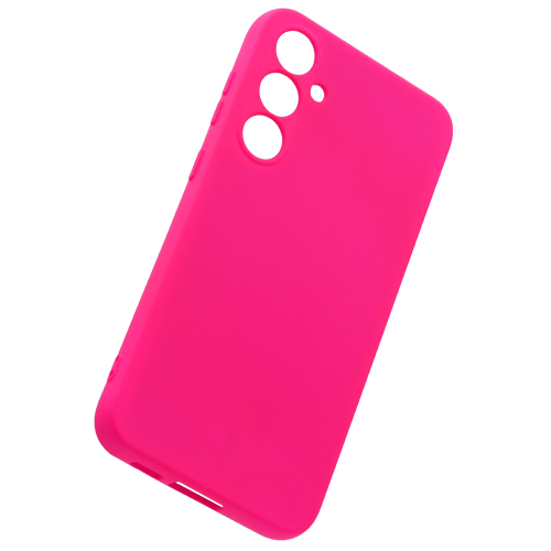 

Накладка Silicone Case для Samsung S23FE ярко-розовый