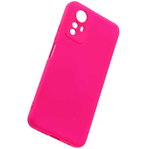 

Накладка Silicone Case для Xiaomi Rеdmi Note 12S ярко-розовая, Розовый