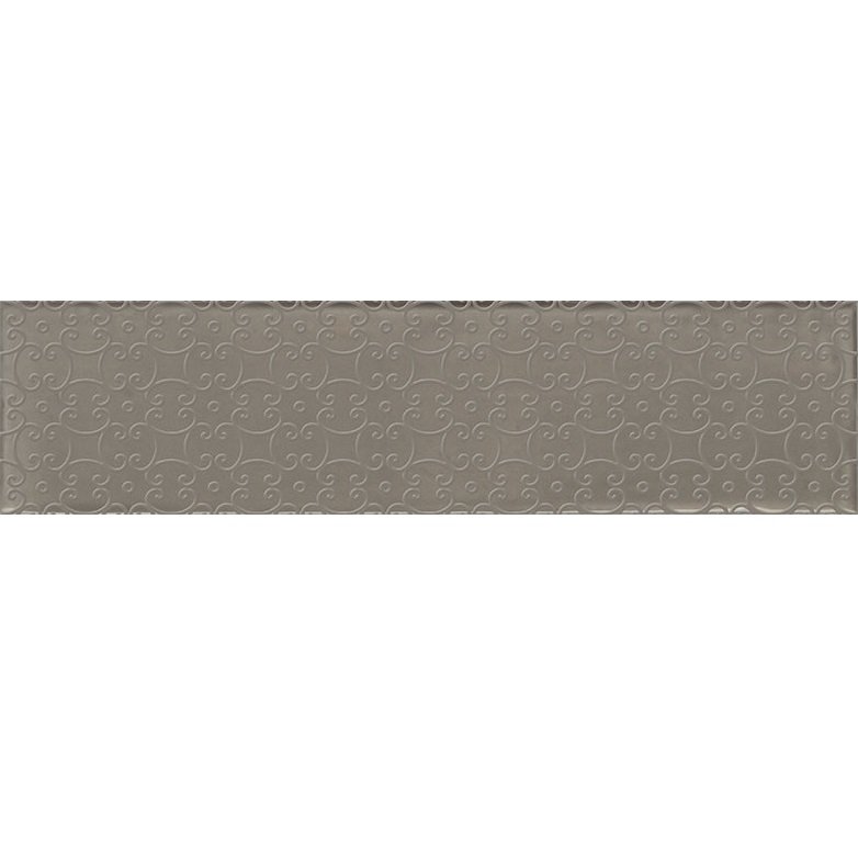 фото Плитка decocer florencia decor grigio 30x7.5 0.51 м2