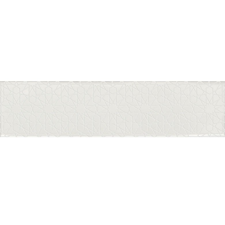 фото Плитка decocer florencia decor super blanco 30x7.5 0.51 м2