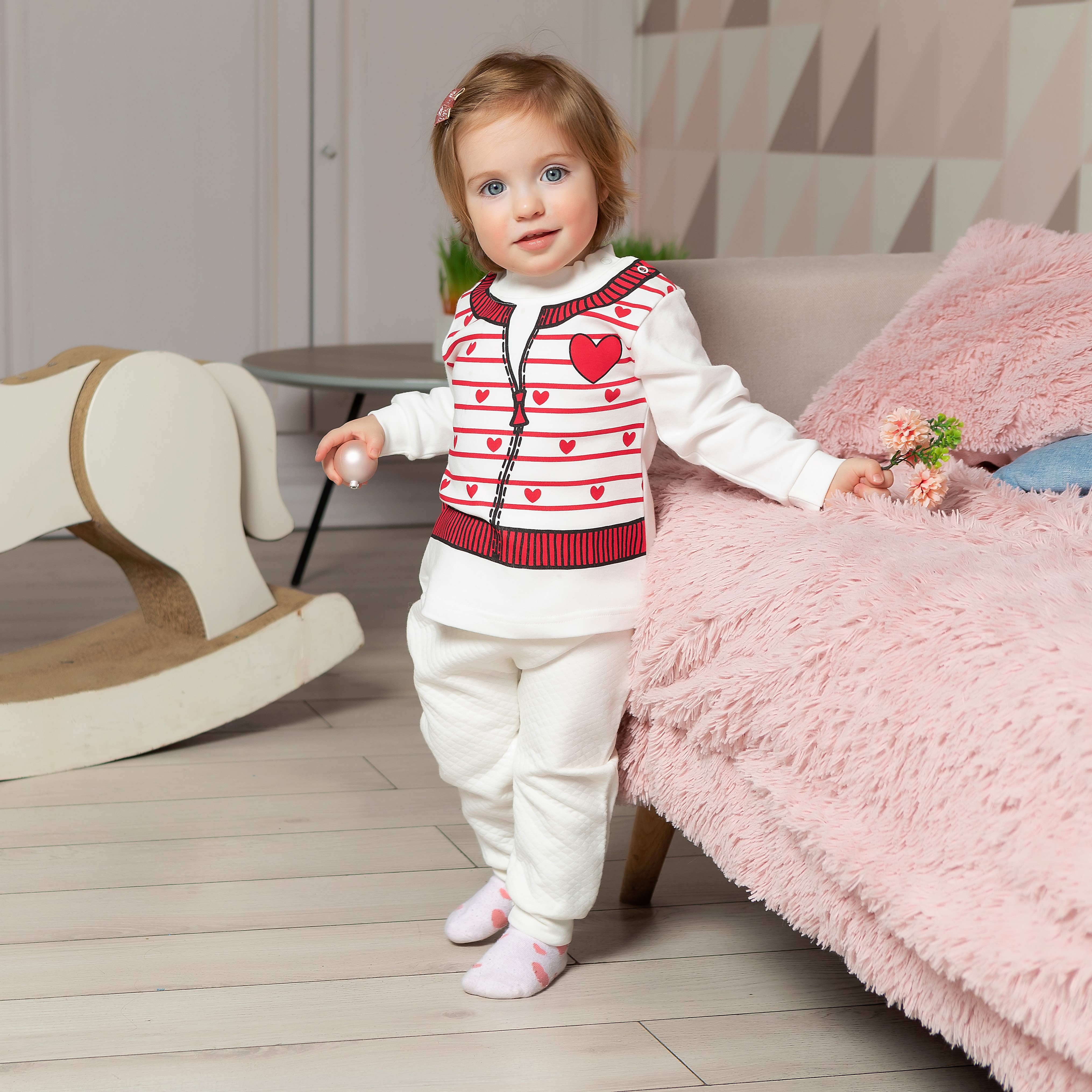 

Джемпер детский ОСЬМИНОЖКА 307-115П молочный р.86, 307-115П