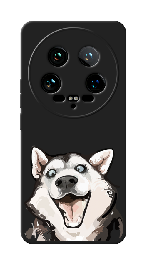 

Чехол Awog на Xiaomi 14 Ultra "Радостный хаски", Белый;голубой;черный, 321852-1
