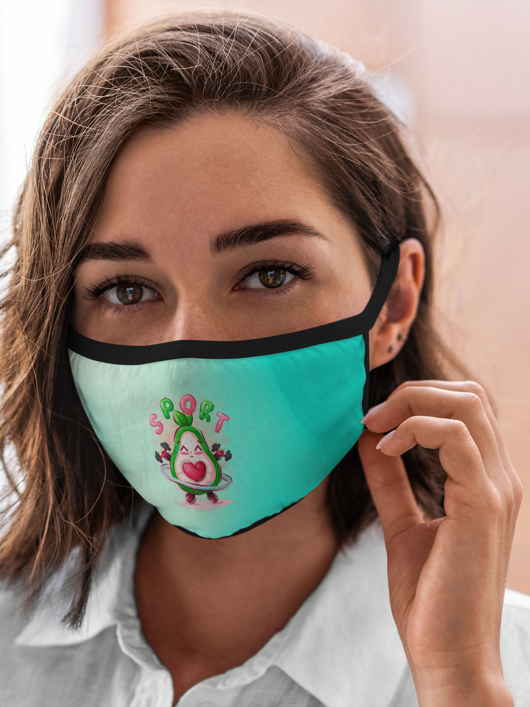 

Многоразовая маска унисекс Burnettie Фрукты Sport, Разноцветный, Фрукты Sport