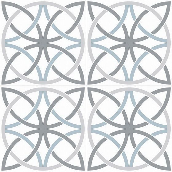 фото Плитка dualgres chic collection bosham white 45x45 1.42 м2