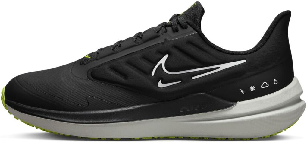 

Кроссовки мужские Nike M Air Winflo 9 Shield черные 12 US, Черный, M Air Winflo 9 Shield